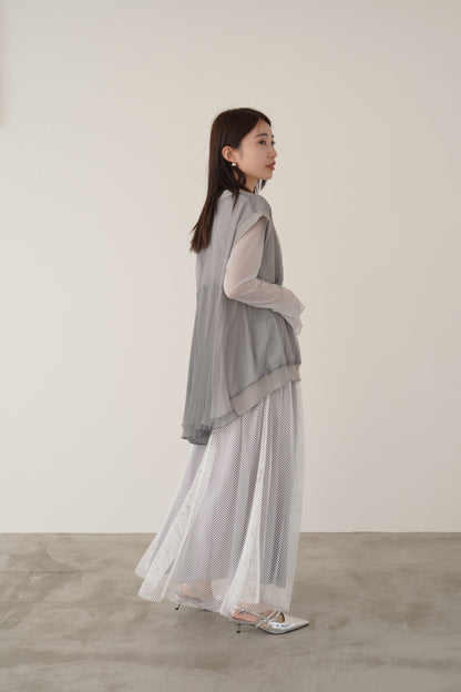 プリーツチュールベスト　15739