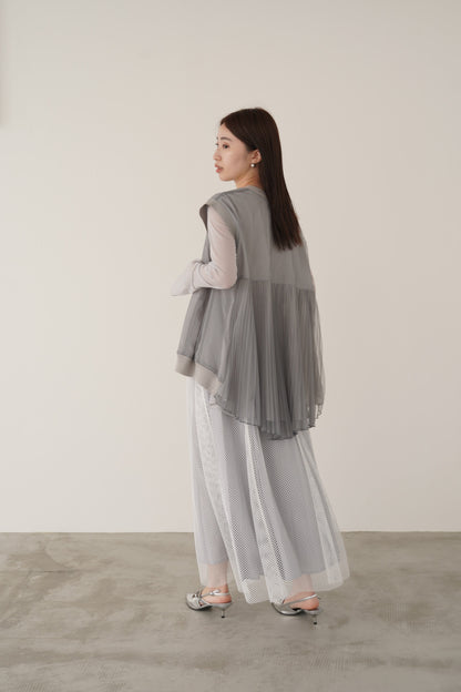 プリーツチュールベスト　15739