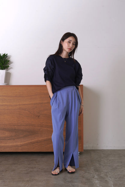 ポケットフリルテーパードPT　23188