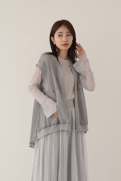 プリーツチュールベスト　15739