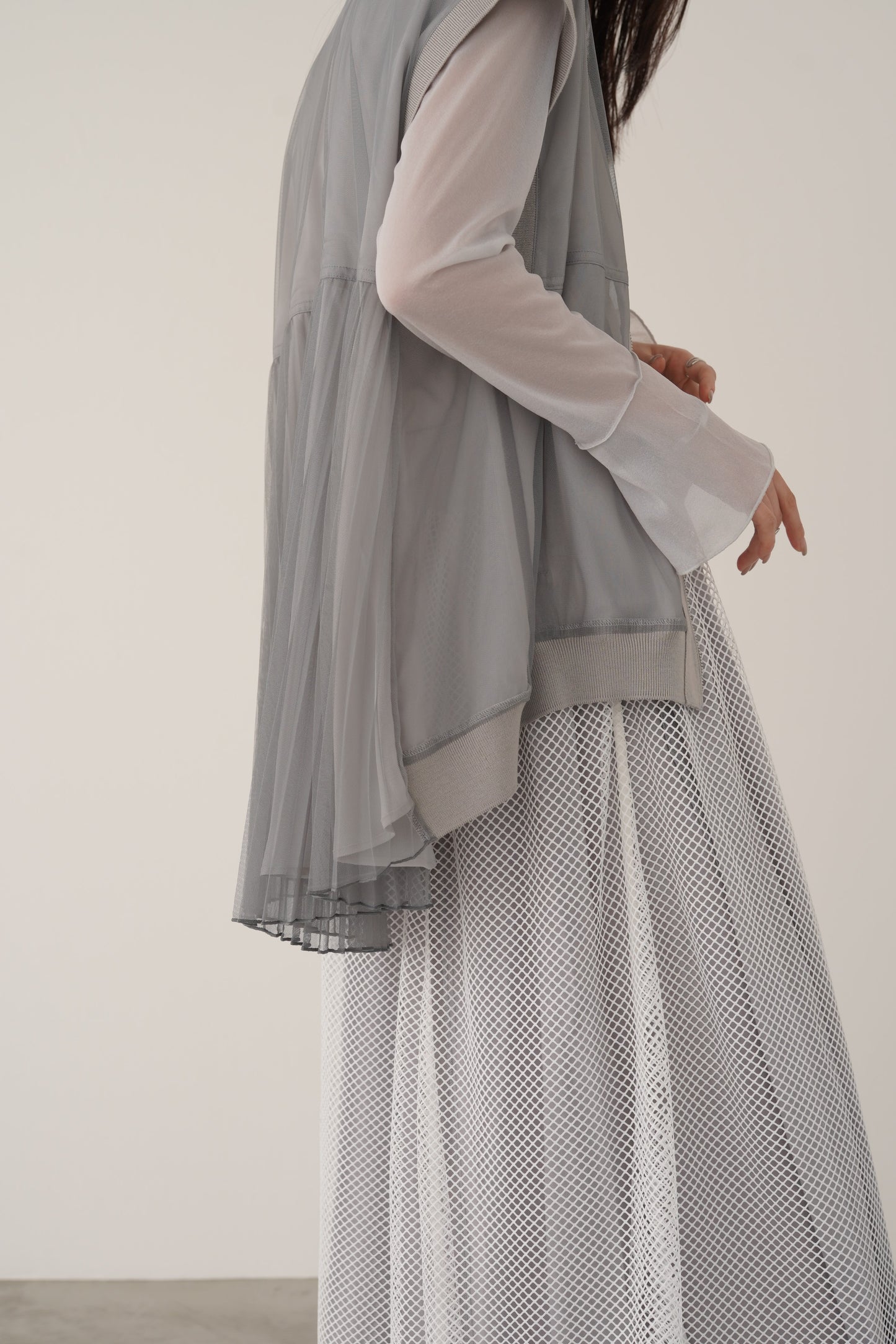 プリーツチュールベスト　15739