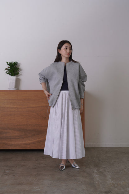 コクーンノーカラーブルゾン　35592