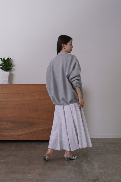 コクーンノーカラーブルゾン　35592