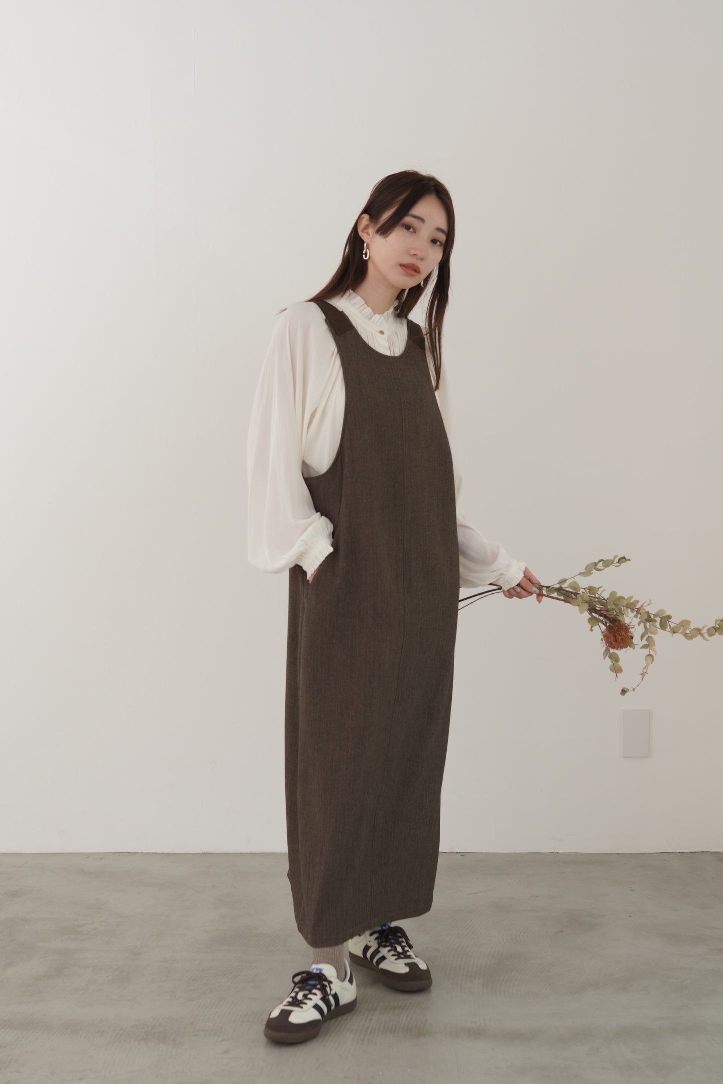 ポリツイードジャンパーSK　15924