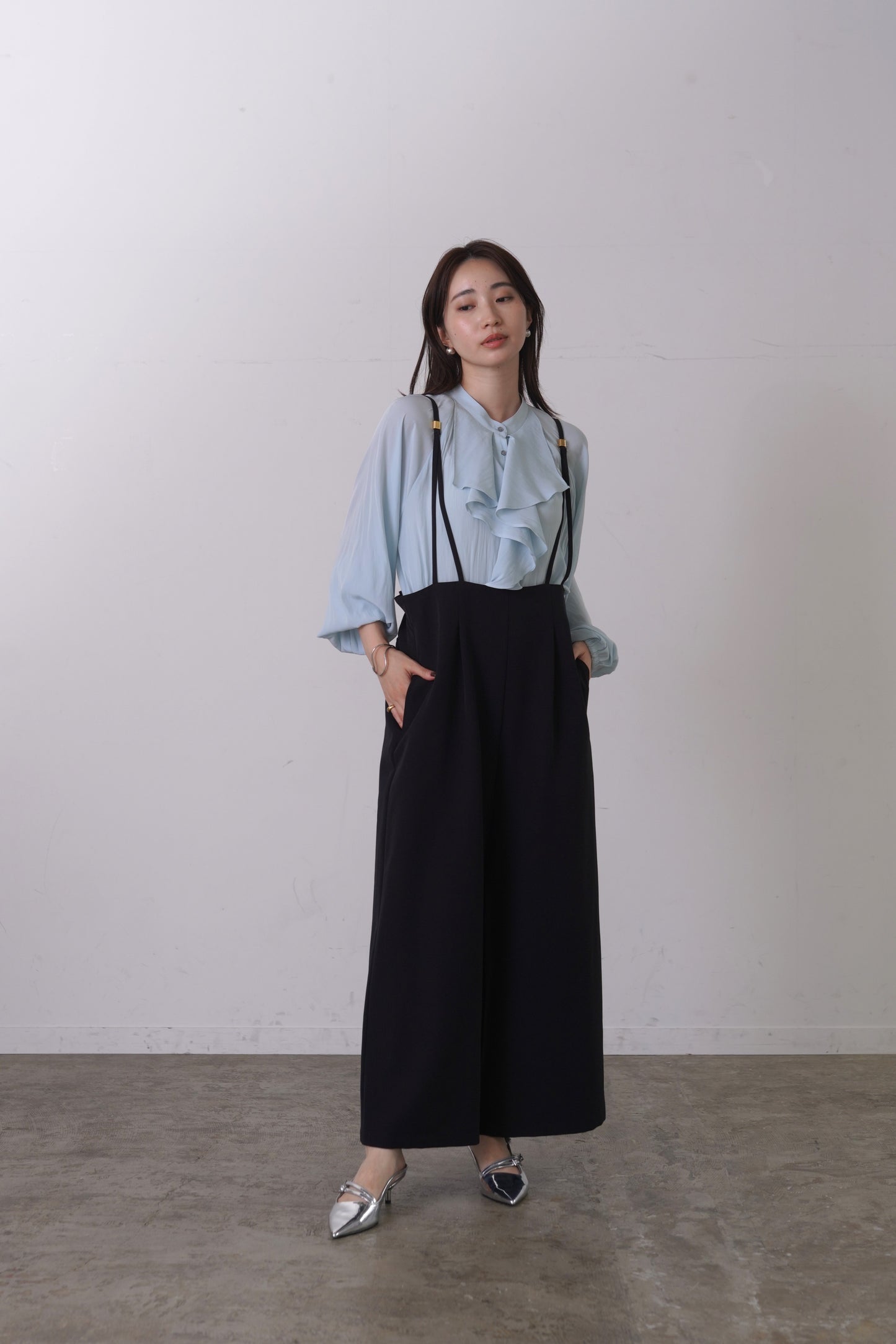 ダブルクロスサロペット　15955