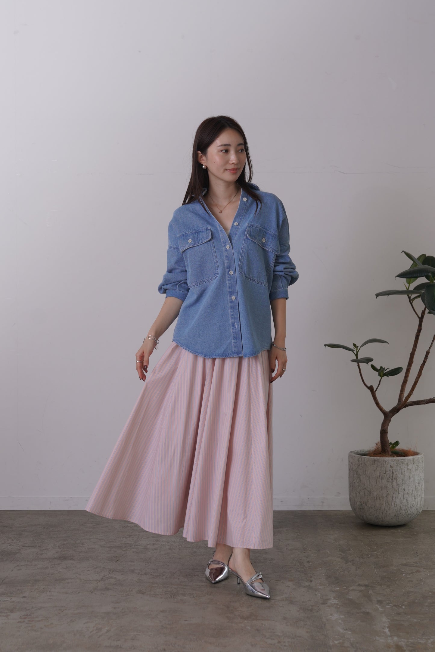 カラーデニムSH　15951