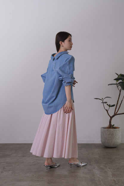 カラーデニムSH　15951