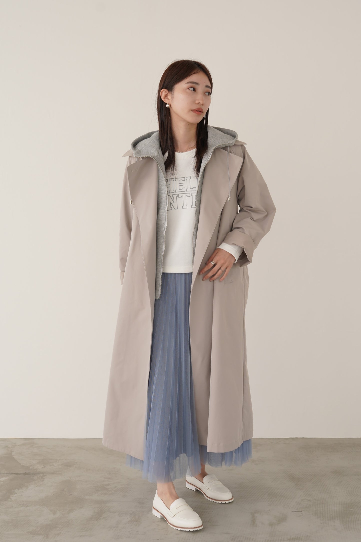 コクーンシルエットロゴスウェット　35345