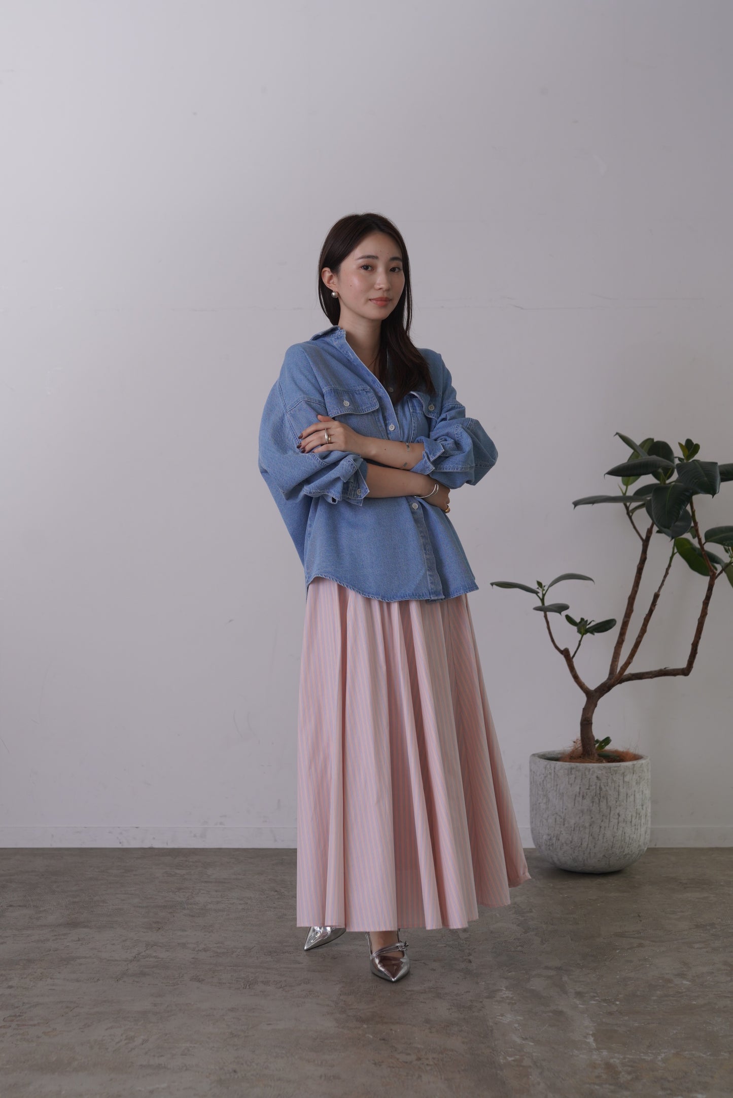 カラーデニムSH　15951