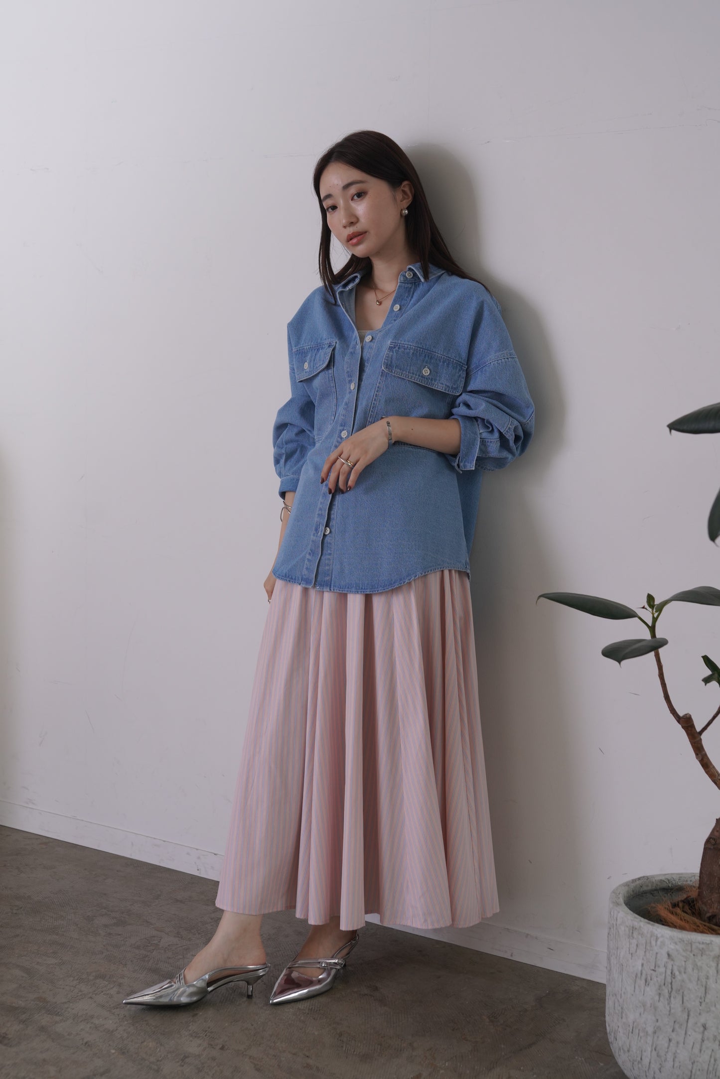 カラーデニムSH　15951