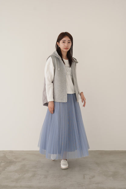 リバーシブルチュールスカート　23036