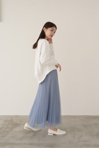 リバーシブルチュールスカート　23036