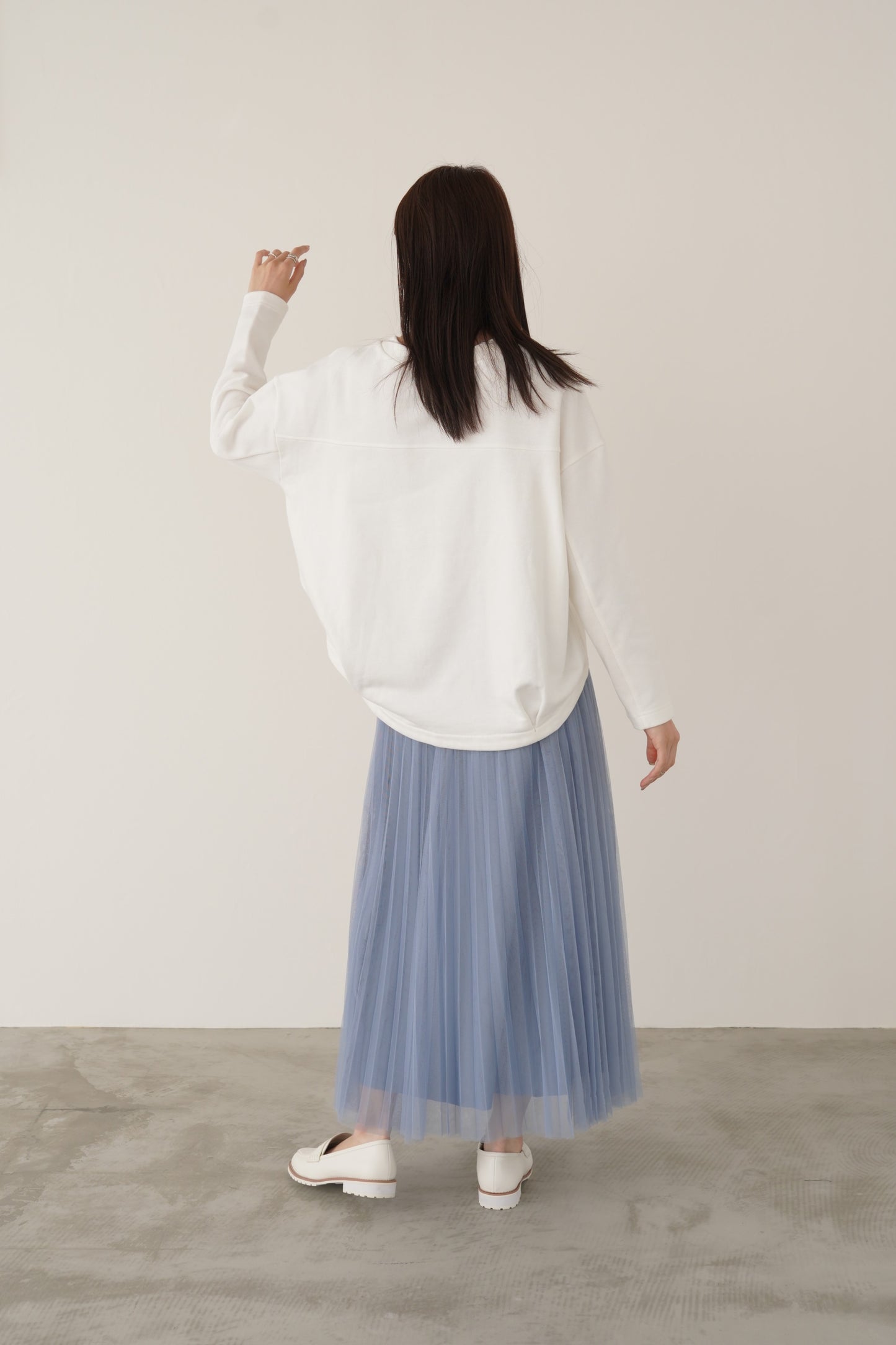 リバーシブルチュールスカート　23036