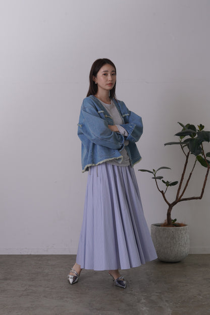 VカラーデニムJK　15952