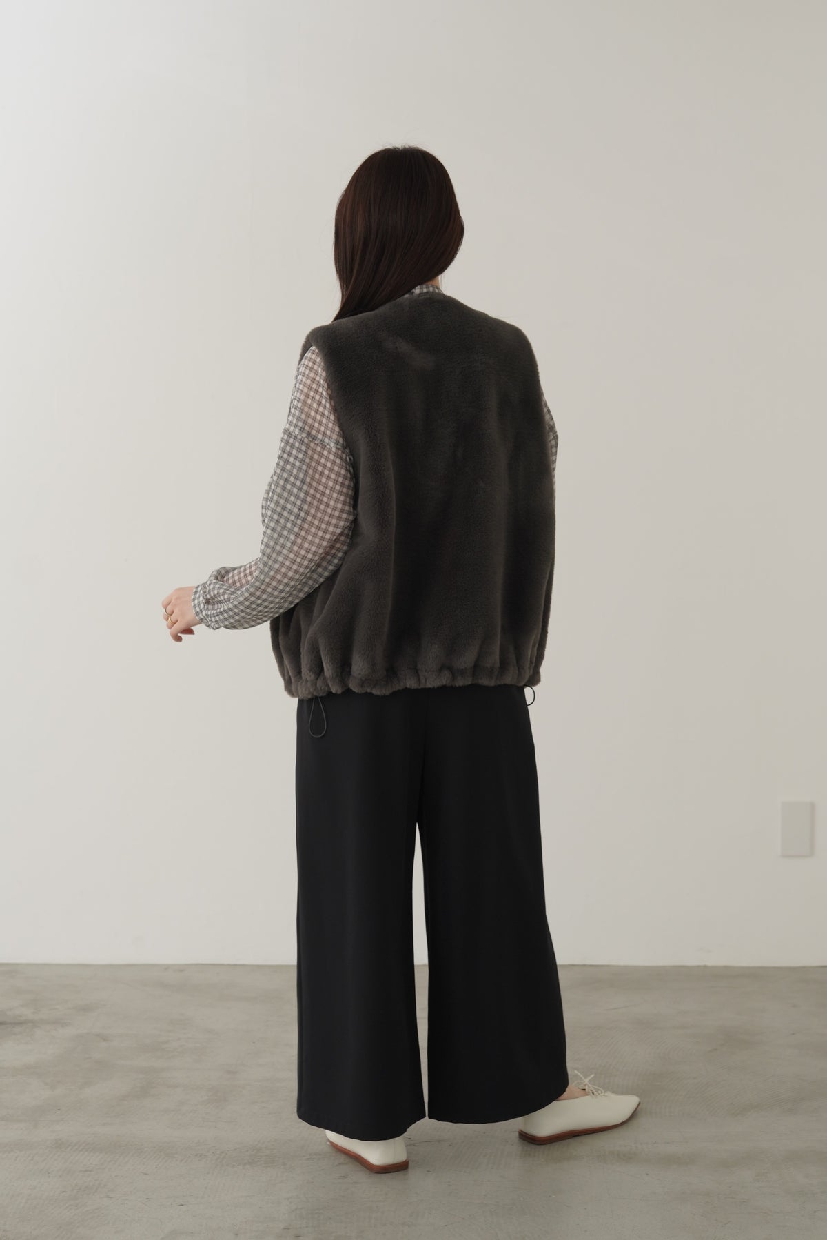 エコファーノーカラーベスト　16013