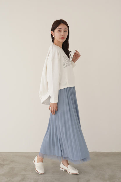 コクーンシルエットロゴスウェット　35345