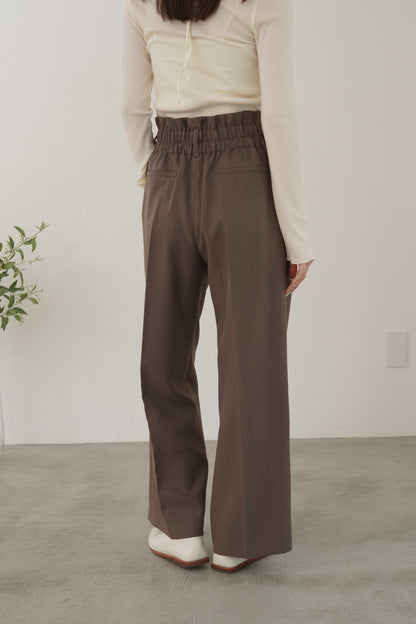 ミニフリルストレートパンツ　23165