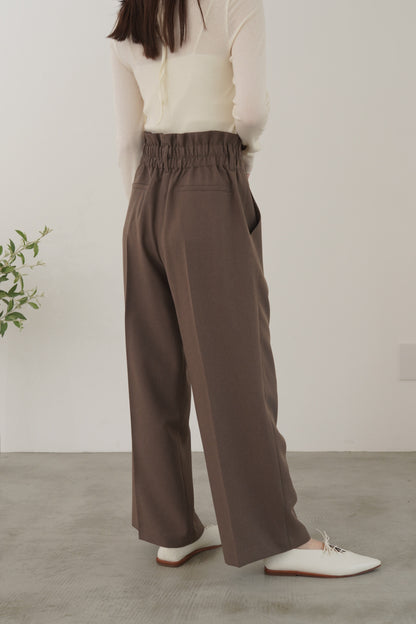 ミニフリルストレートパンツ　23165