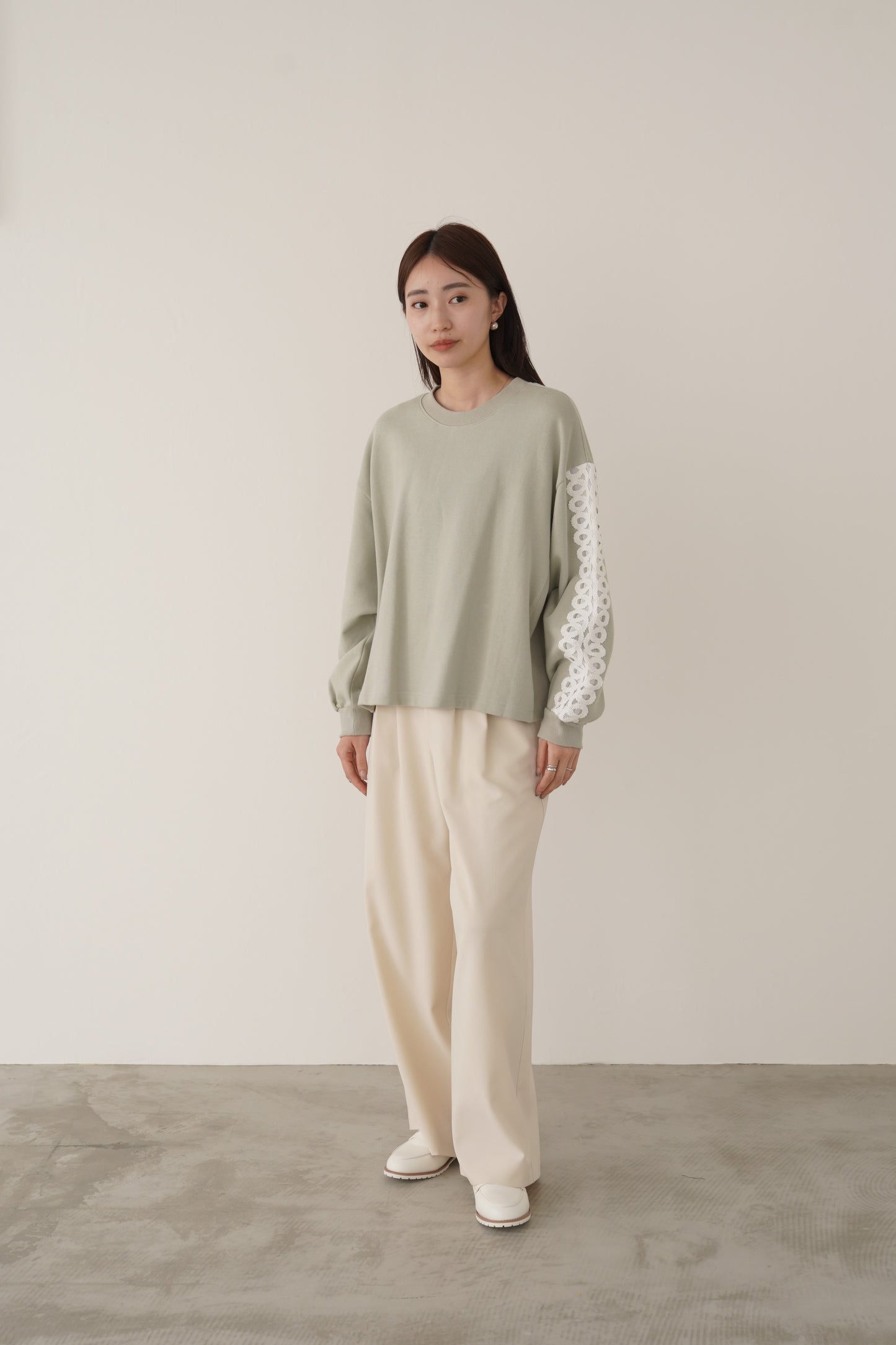 ケミカルレーススウェット　35344