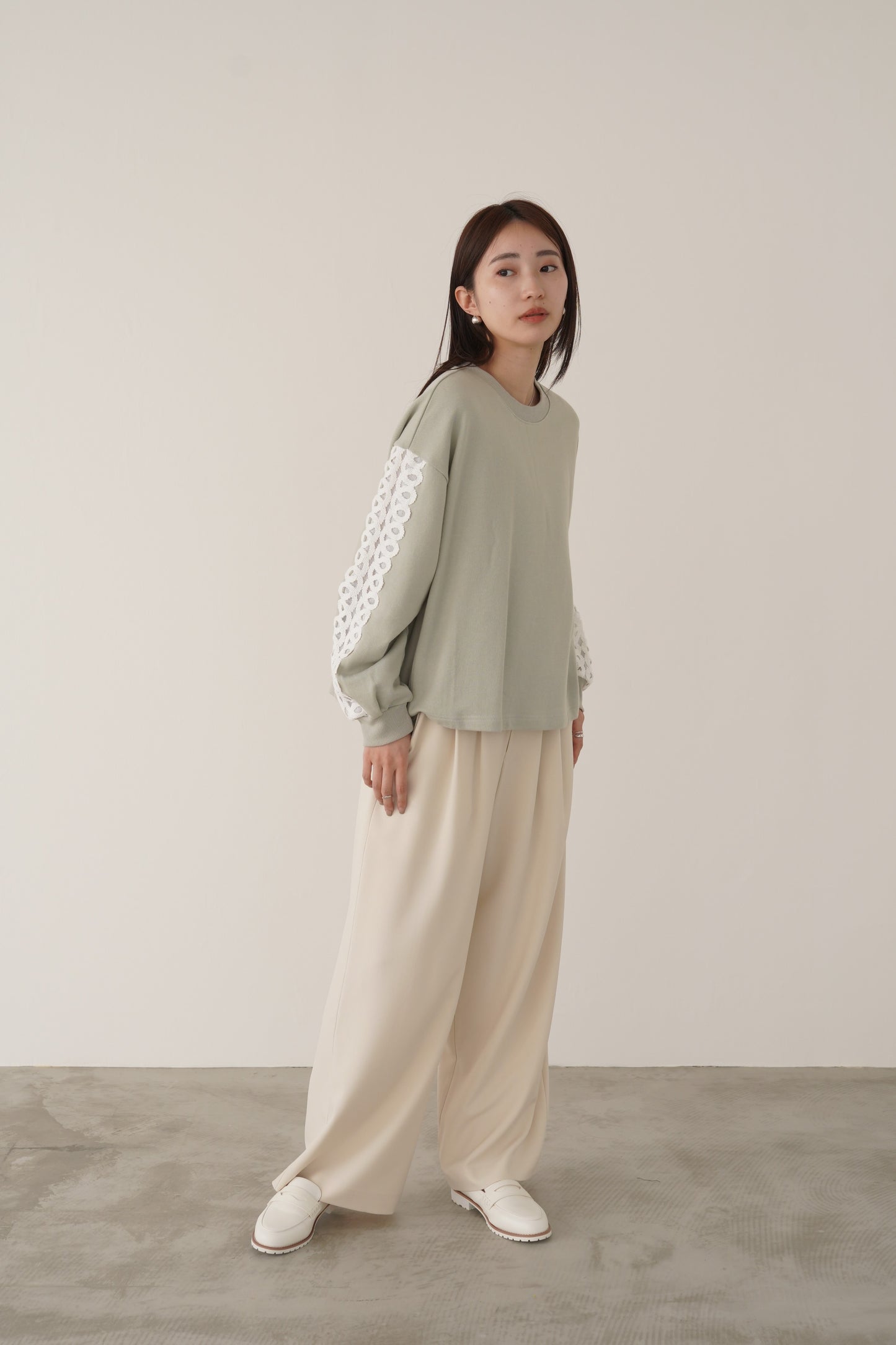 ケミカルレーススウェット　35344