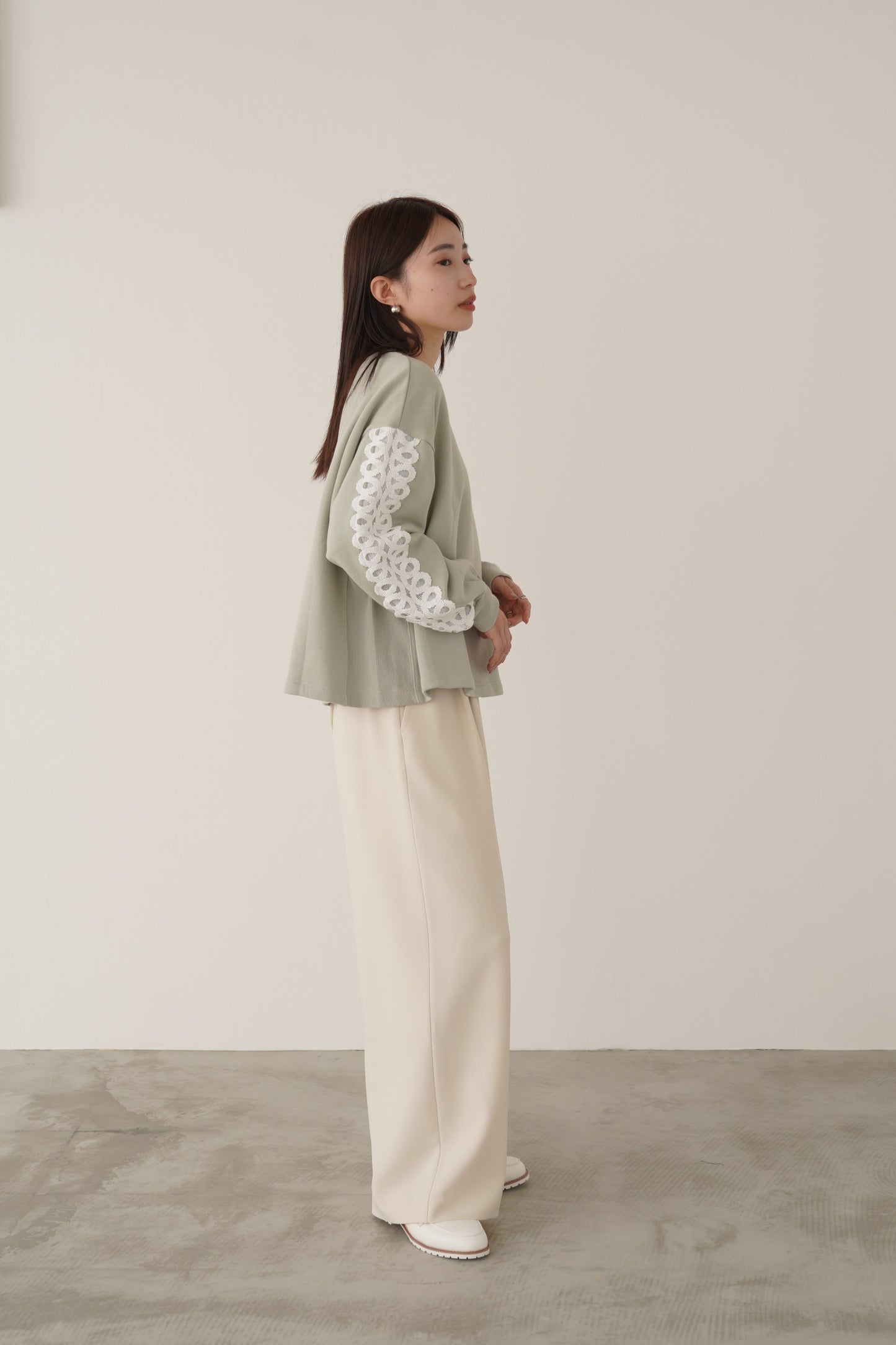 ケミカルレーススウェット　35344