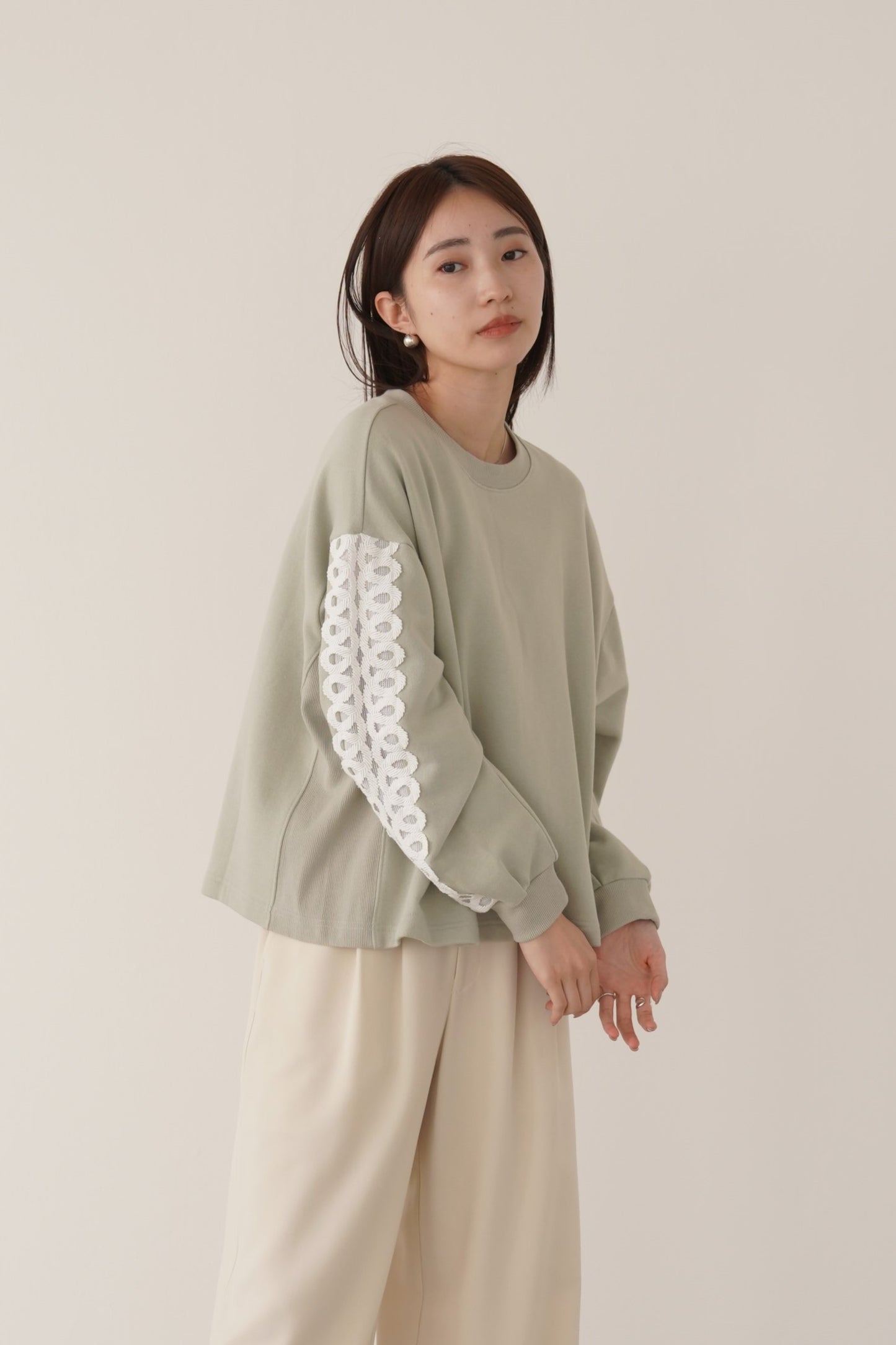 ケミカルレーススウェット　35344