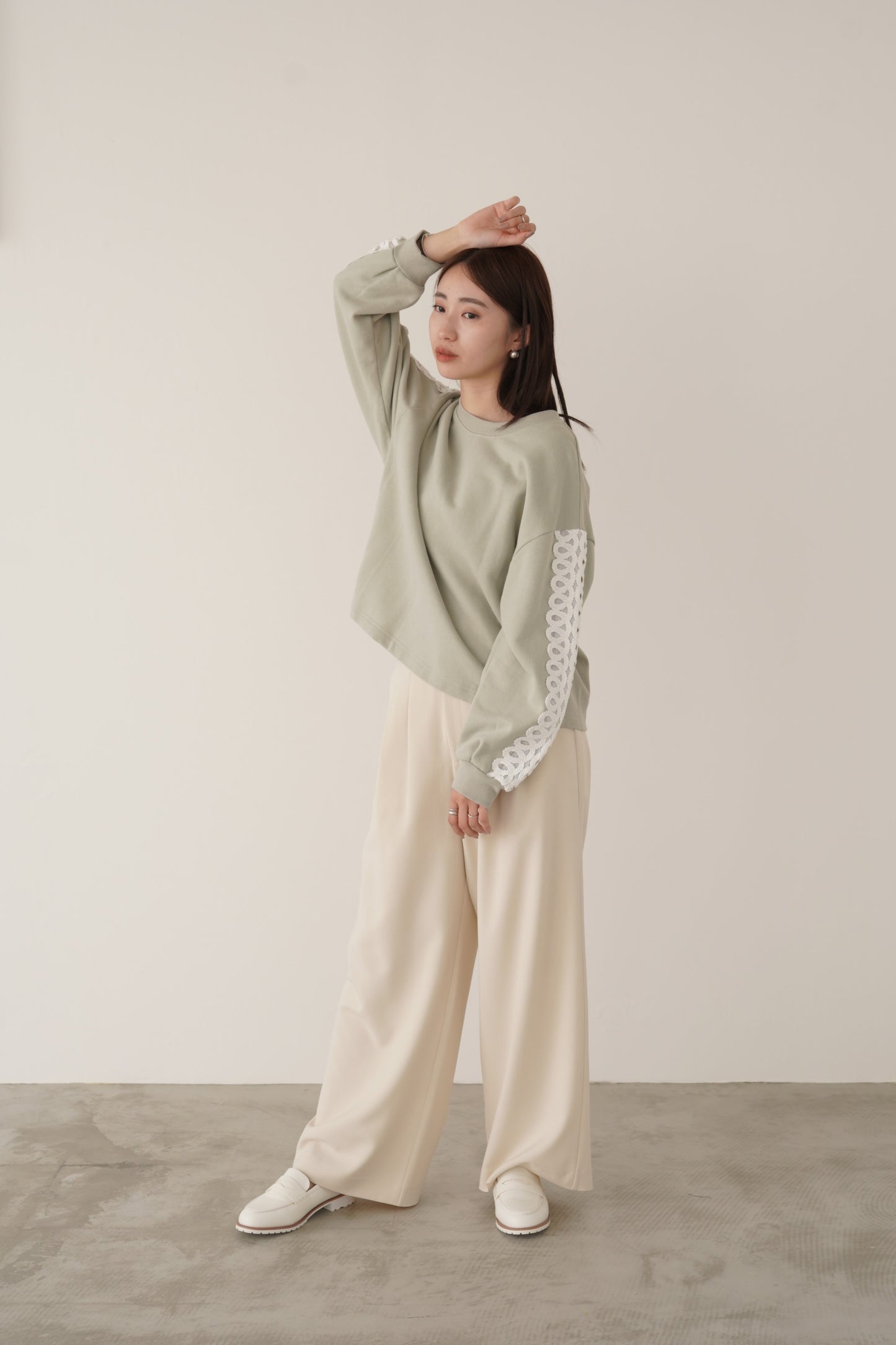 ケミカルレーススウェット　35344