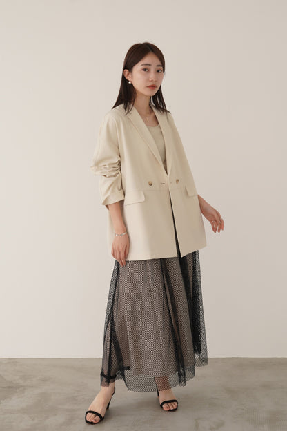 ボックスシルエットツイルジャケット　15736