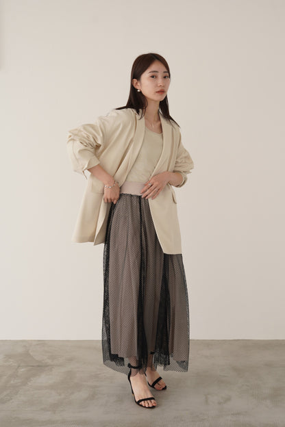メッシュレーススカート　23037