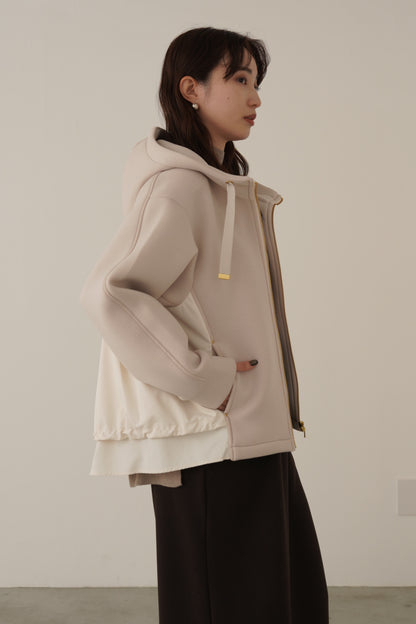 ボンディング切替オーバーサイズフーディー　15824