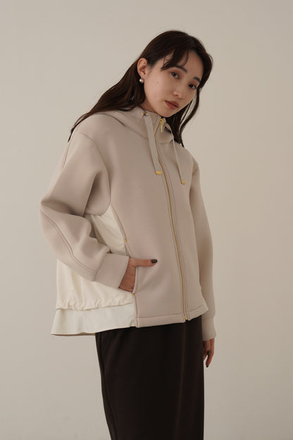 ボンディング切替オーバーサイズフーディー　15824