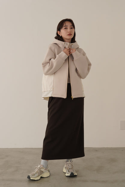 ボンディング切替オーバーサイズフーディー　15824