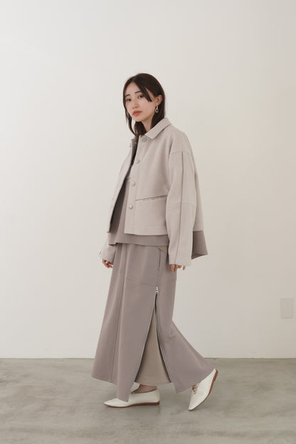 ツイルドッキングニットスカート　23166