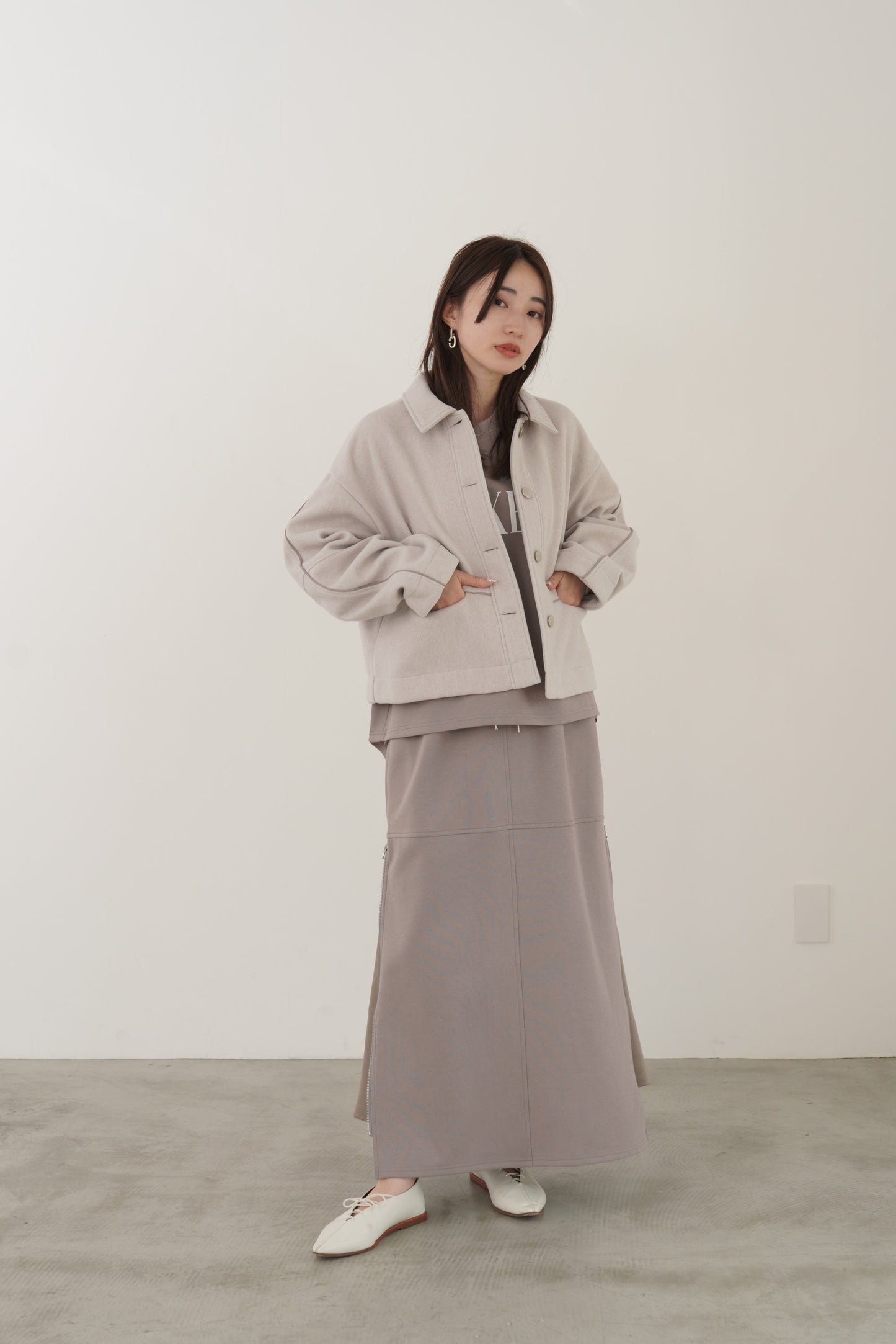 WEEKENDダンボールニットP/O　35547