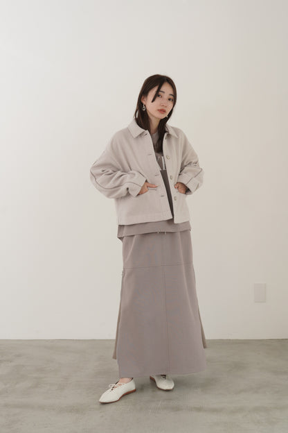 ウールレットコンパクトブルゾン　15928