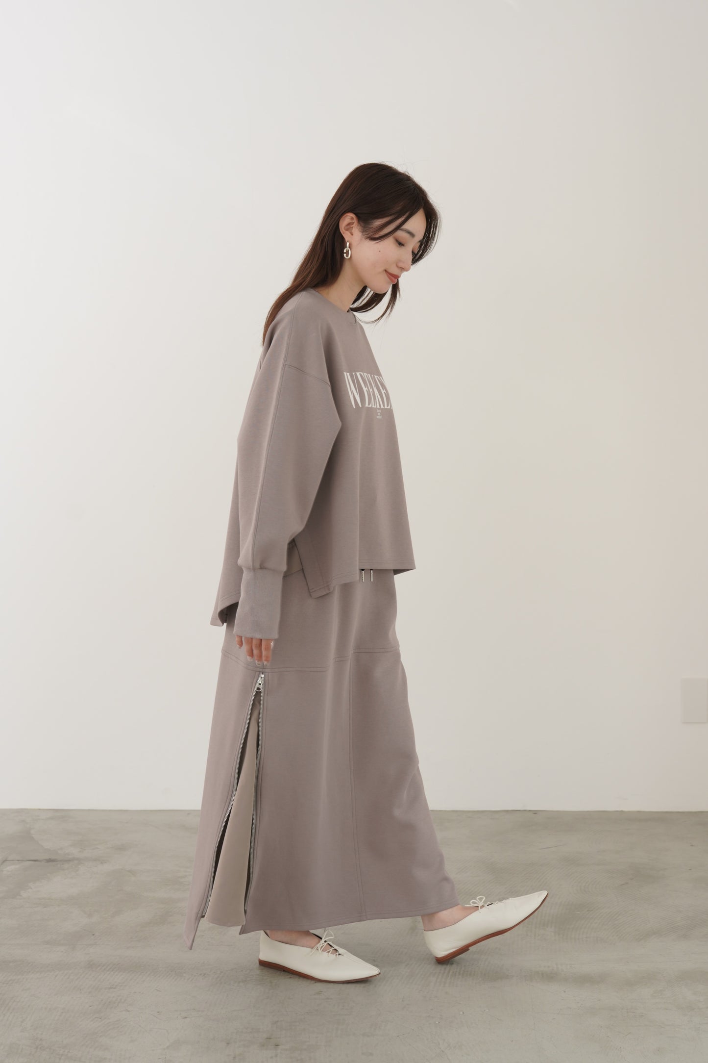 ツイルドッキングニットスカート　23166