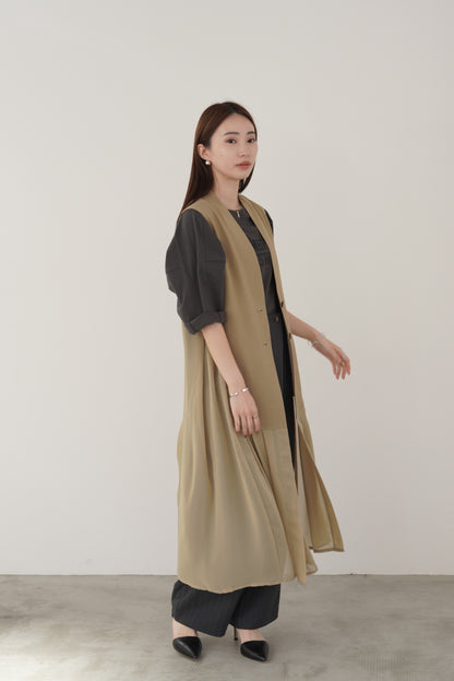 タックシフォンロングジレ　15793