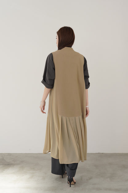 タックシフォンロングジレ　15793