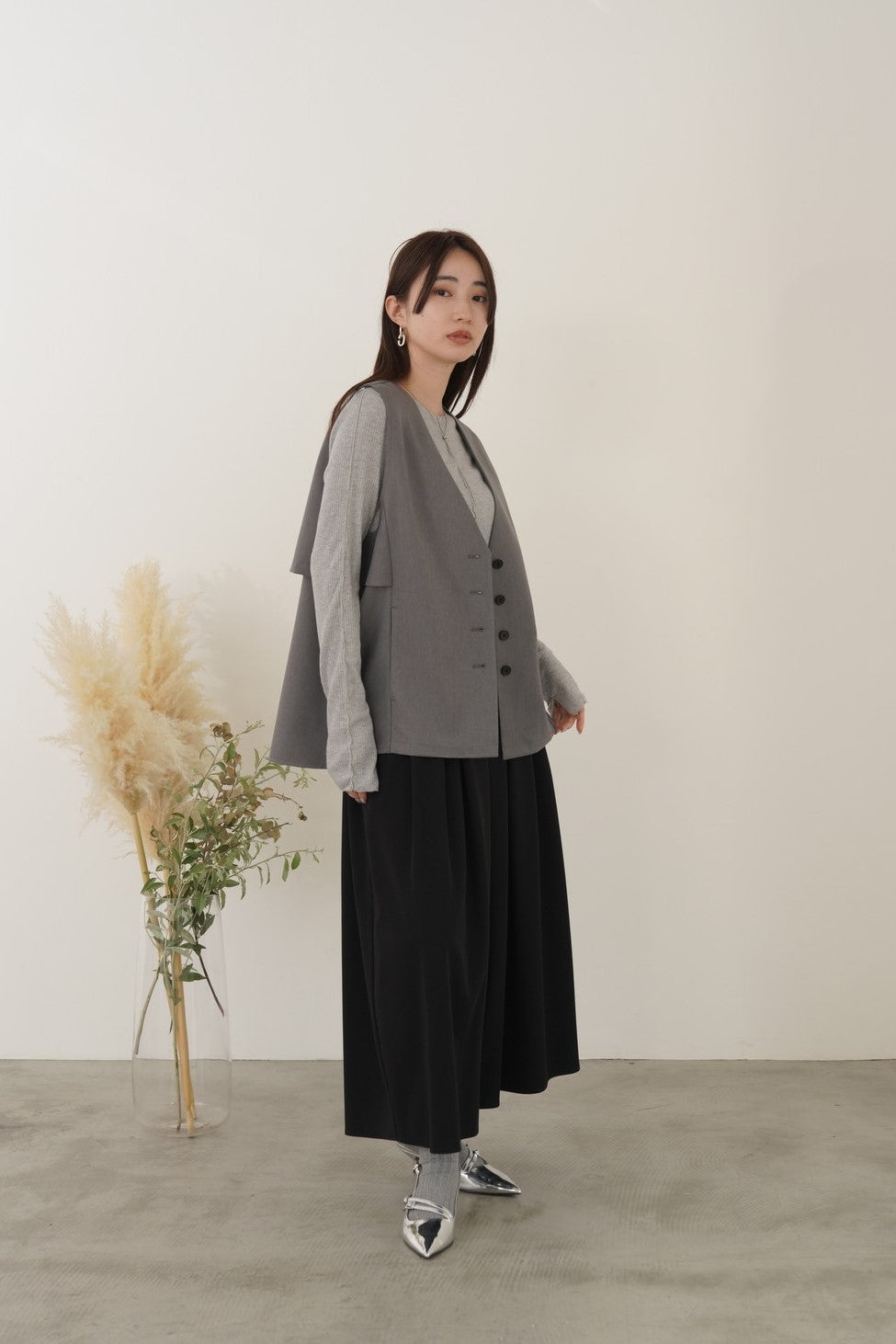 バックフレアジレ　15923