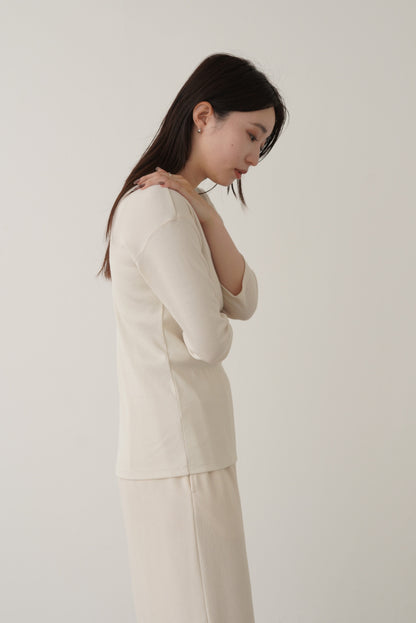 コットンリブTシャツ　35654