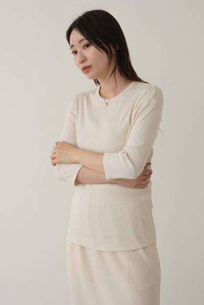 コットンリブTシャツ　35654