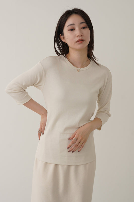 コットンリブTシャツ　35654