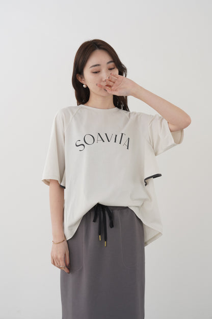パイピングバックフリルTEE　35522　