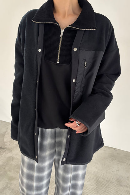 フリースカーディガン　F3299