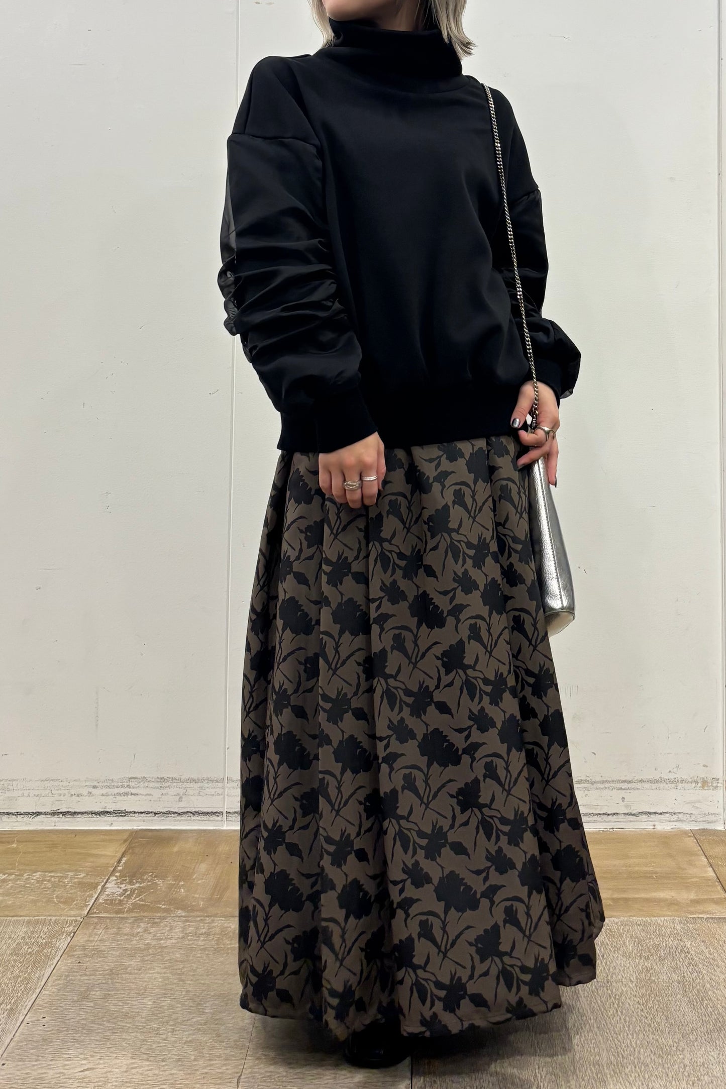 裏起毛オーガンジーアームP/O　35574