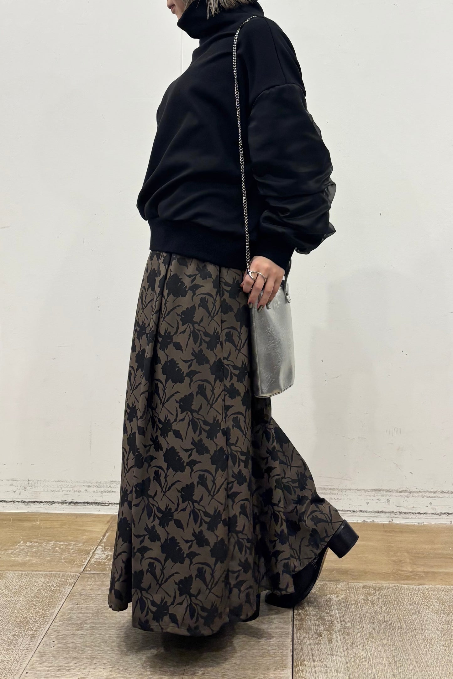 裏起毛オーガンジーアームP/O　35574