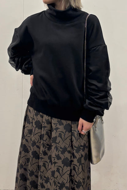 裏起毛オーガンジーアームP/O　35574