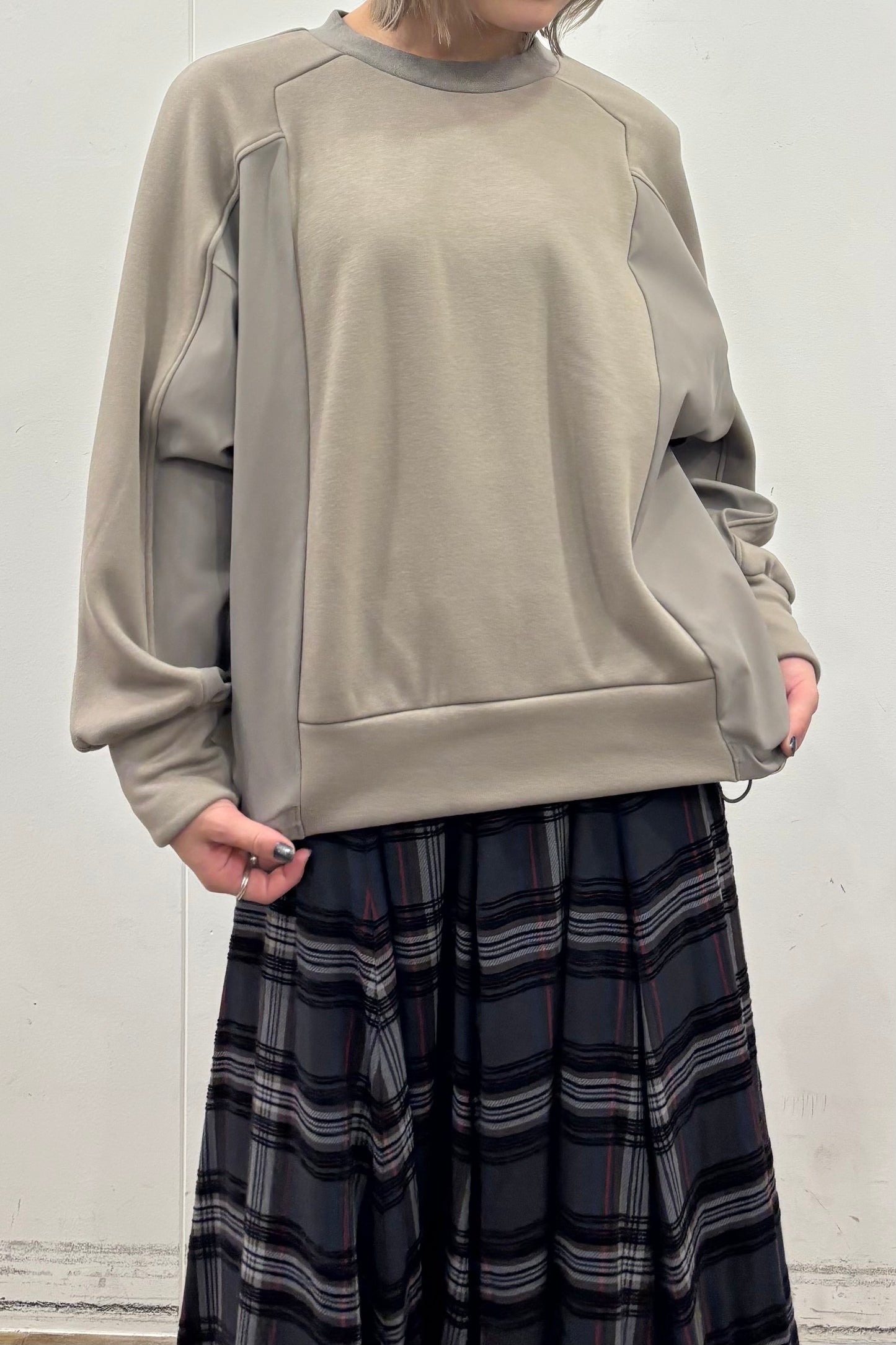 裏起毛ツイルドッキングP/O　35575