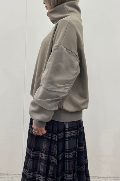 裏起毛オーガンジーアームP/O　35574