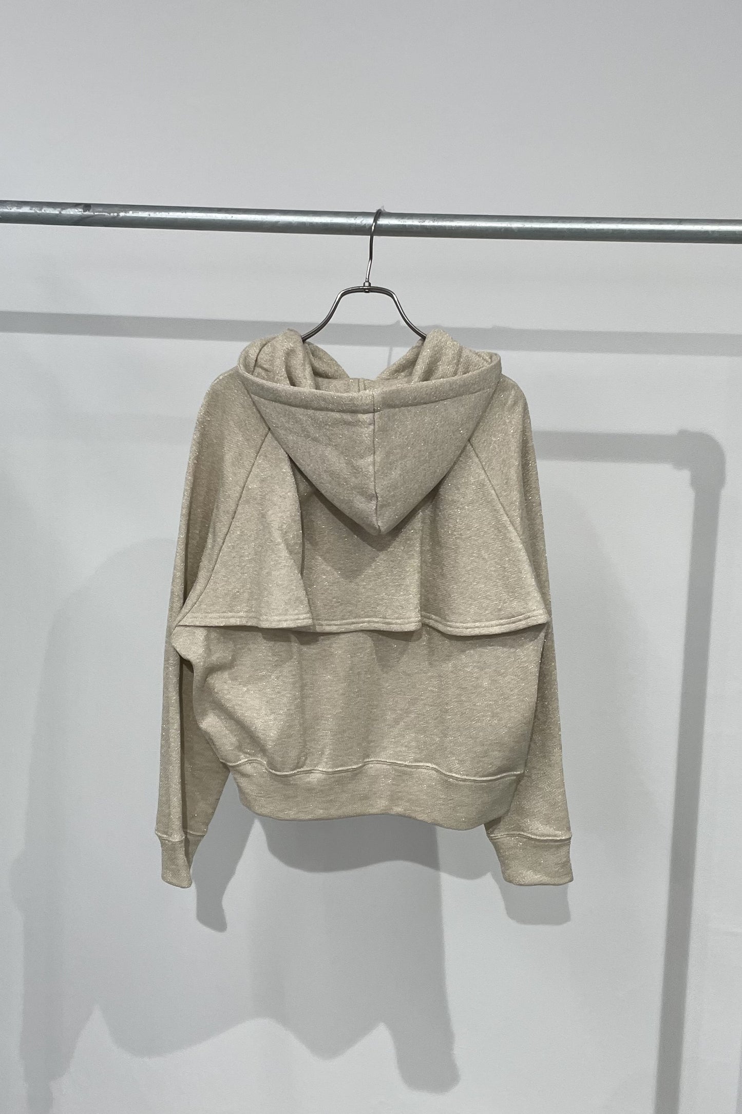 バックティアードラメパーカー　35347